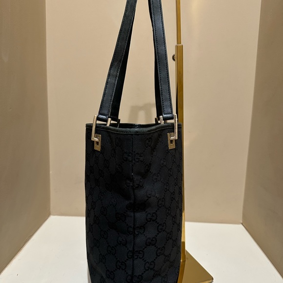 Gucci Black Padlock GG Coated Mini Canvas Tote - Picture 2 of 7